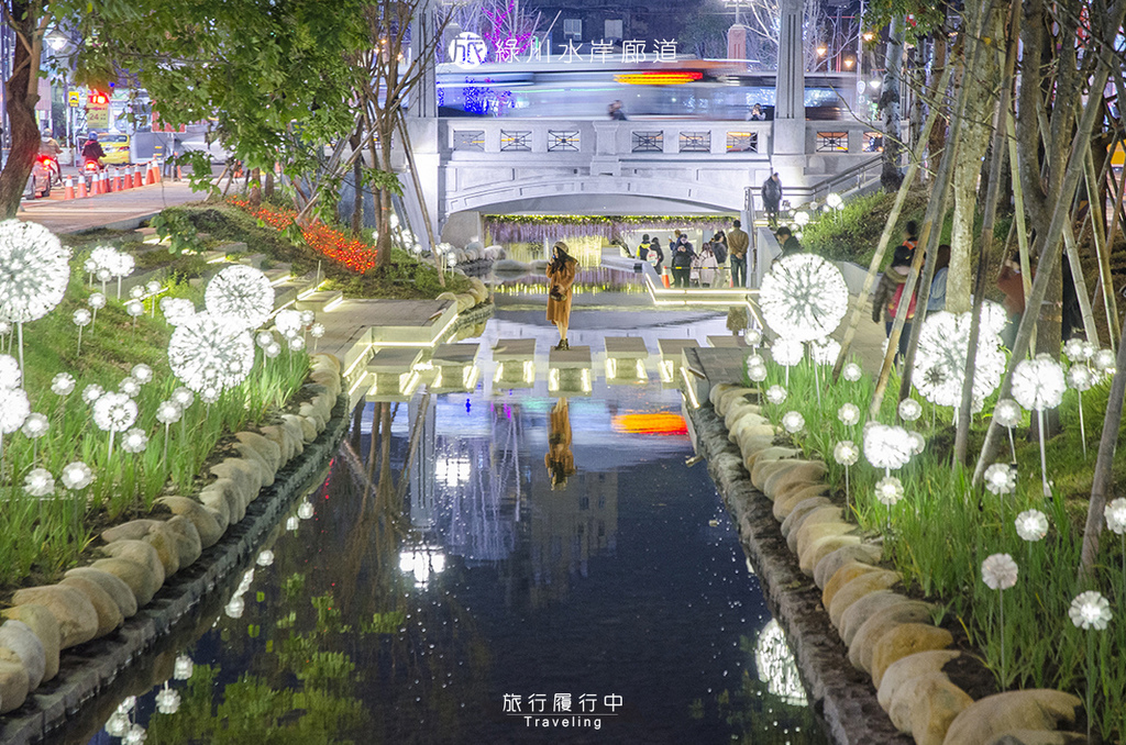 【台中景點推薦】綠川水岸廊道，穿梭新盛橋，漫步在日本街景的浪漫 - 旅行履行中