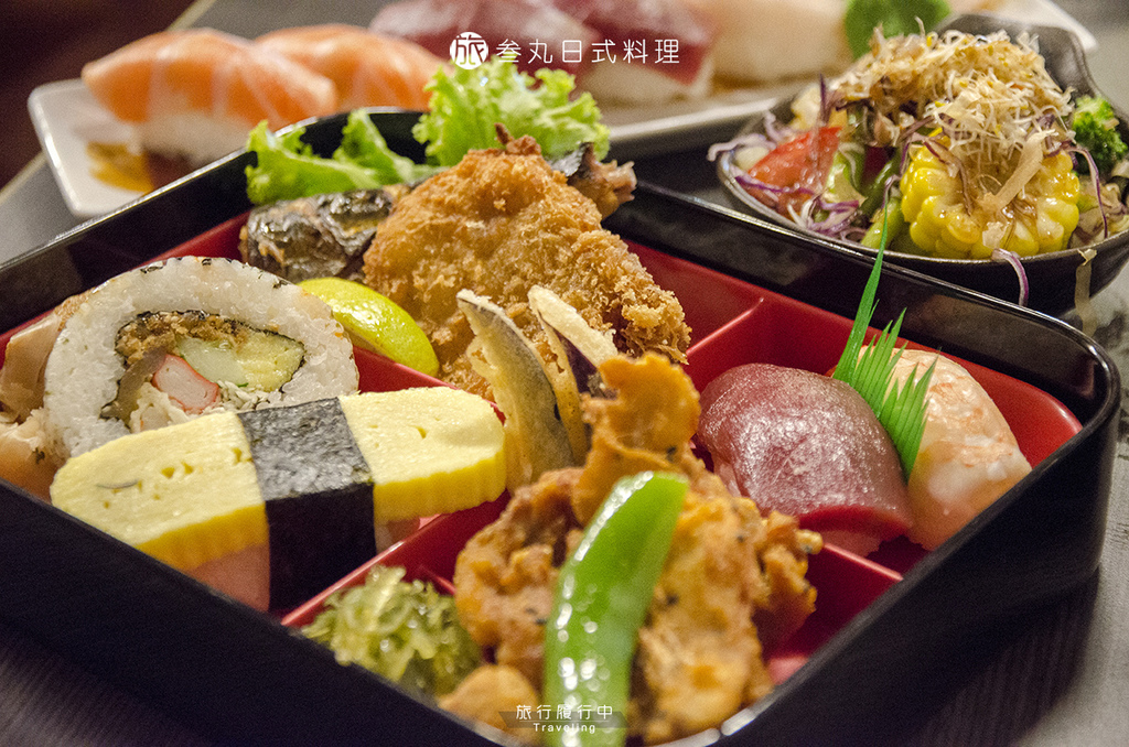 【花蓮美食推薦】叁丸日式料理，張大你的嘴巴，一口咬下巨人的握壽司 - 旅行履行中