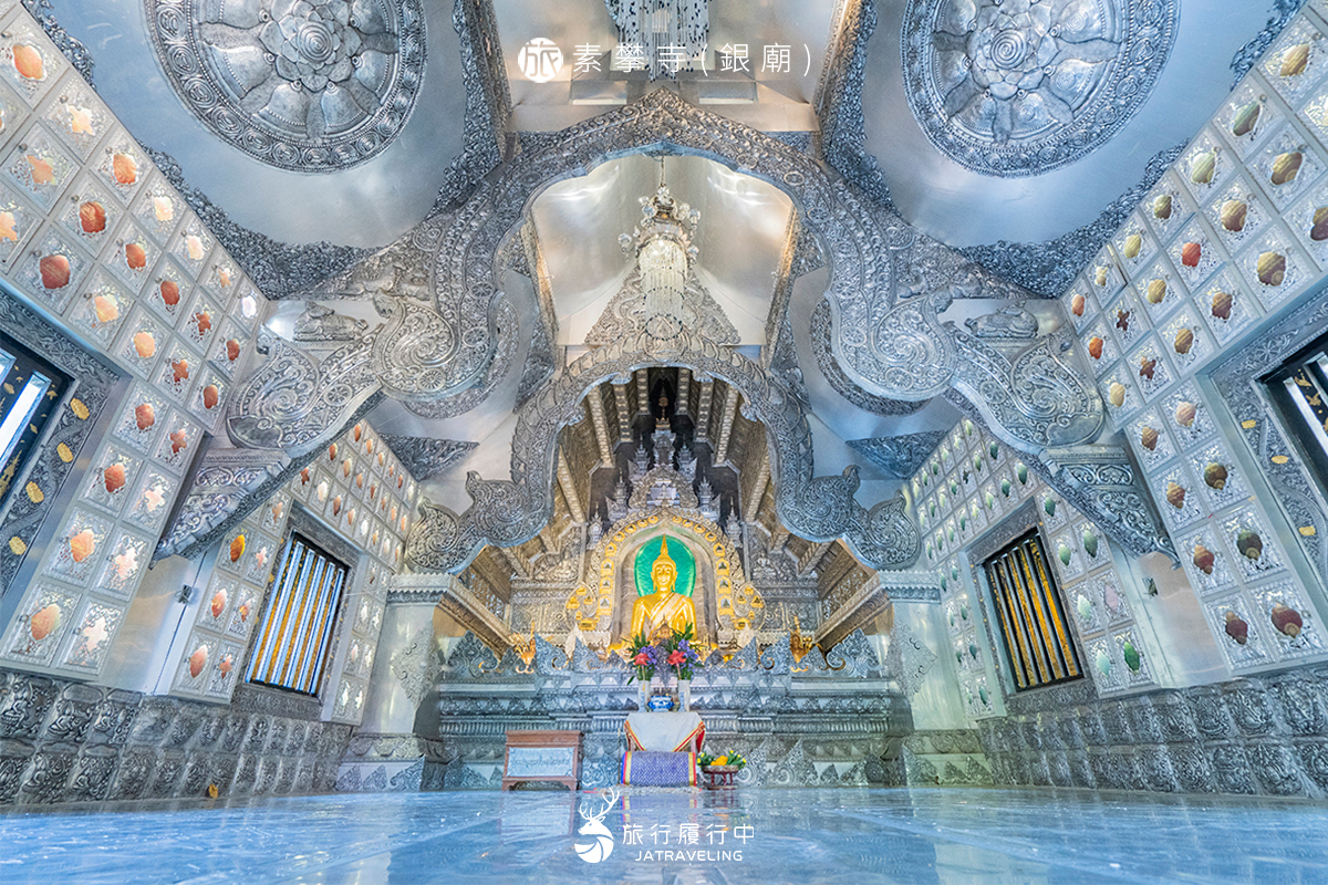 【清邁景點推薦】Wat Srisuphan素攀寺(銀廟)，女性止步的銀白寺廟 - 清邁美食景點自由行 - 旅行履行中