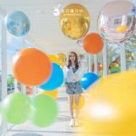 【台中景點推薦】台中2020最新IG打卡景點，繽紛氣球沈浸式白色貨櫃屋 - 旅行履行中